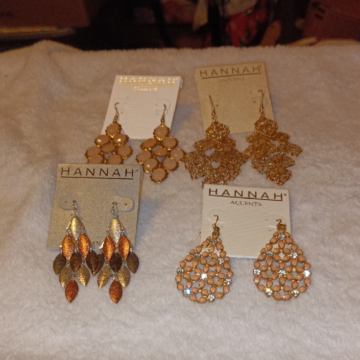 Hannah Accents Gold And Silver Earrings Set